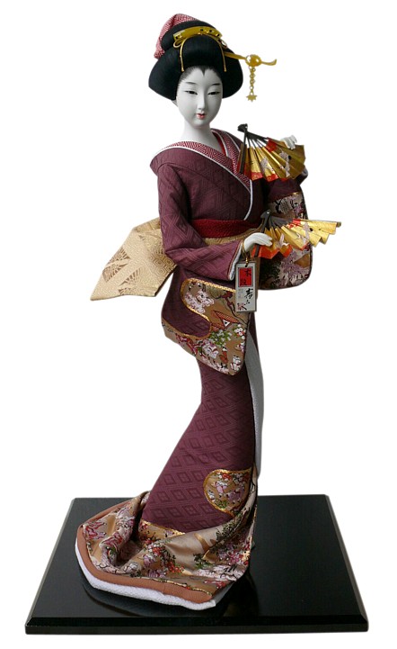 Japanese traditional kimono doll, 1970's