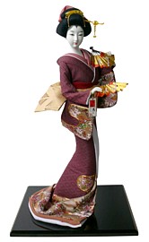 japanese traditional kimono doll, 1970's