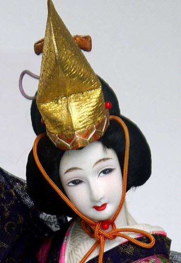 japanese antique doll of a dancing young lady