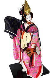 japanese antique doll of a dancing lady, The Black Samurai Online Store