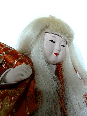 Japanese antique Kabuki doll