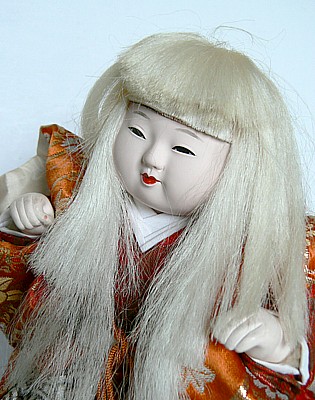 japanese antique doll of a Kabuki Theatre Actor