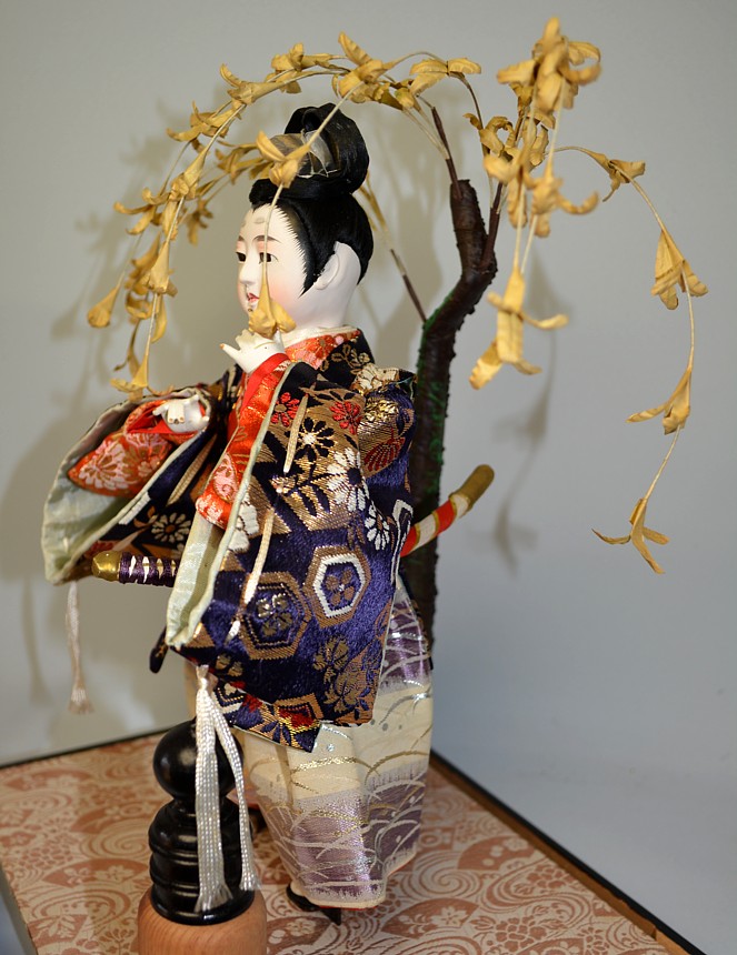 young prince, japanese antique doll