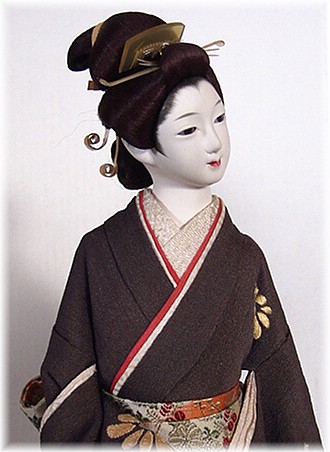 Japanese antique dol od a Buke Musume, 1920's