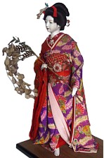 japanese antique doll of Maiko, The Black Samurai Online Store