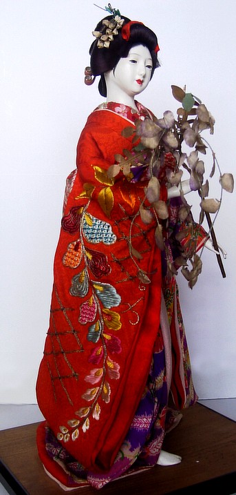 japanese antique doll of Maiko. The Black Samurai Online Store