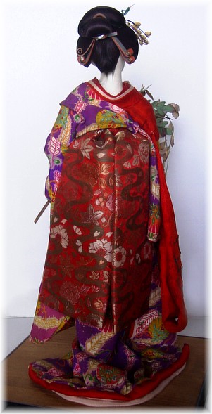 japanese antique Maiko doll. The Black Samurai Online Store