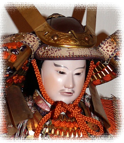 japanese samurai warrior lord doll, 1920's