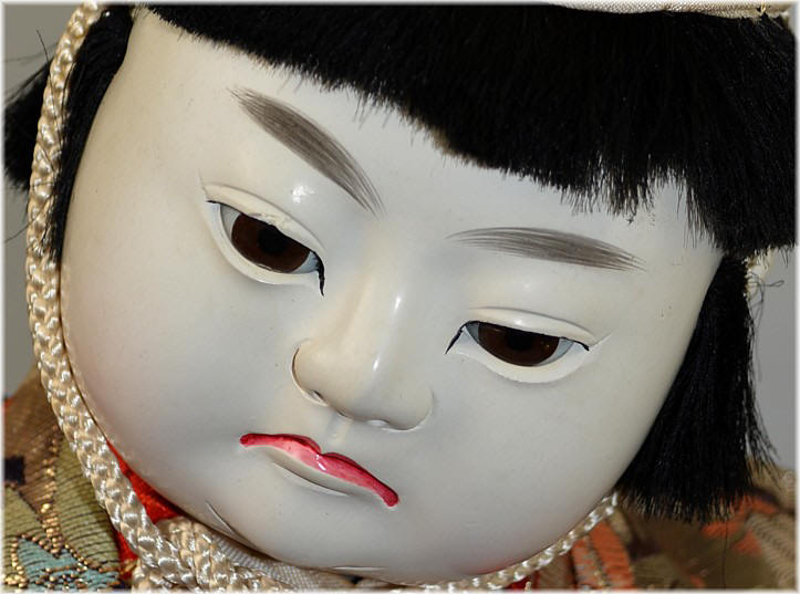 Japanese antique doll of a boy-dancer