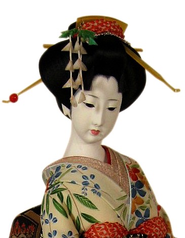 japanese traditional interior doll, 1960's