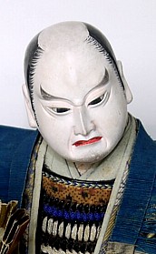 japanese antique samurai warrior lord doll, 1900's