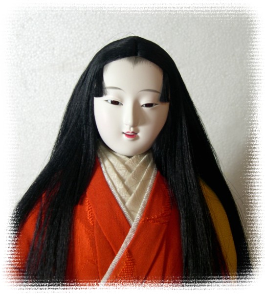 japanesel long hair beauty doll from Kyoto, 1970's