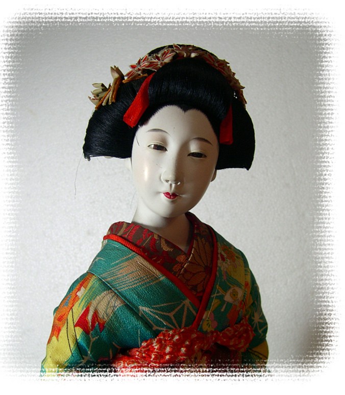 Japanese antique traditinal doll, 1920's
