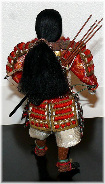 Japanese antique doll of a Lady Warrior