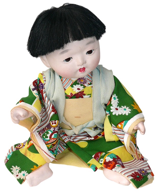 japanese antique ichimatsu baby doll, 1930's