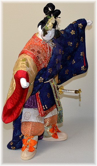 japanese traditional kimekomi doll, 1950's