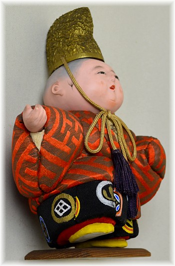 japanese antique kimekomi doll, 1930's