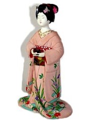 Japanese  antique doll, 1950's