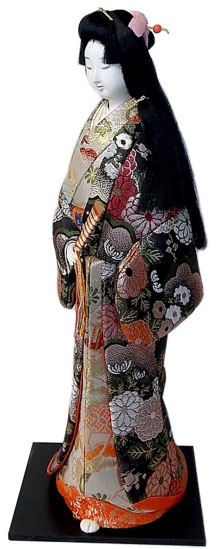 japanese traditional kimekomi doll