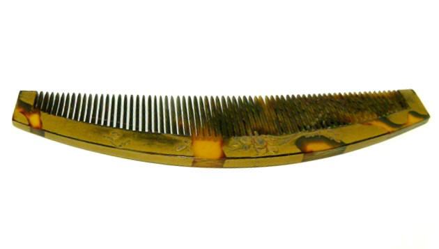 tortoiseshell japanese hair comb, early Meiji period
