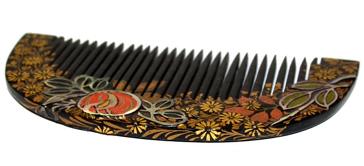 japanese traditional wooden comb, 1950's. The Black Samurai Online Store