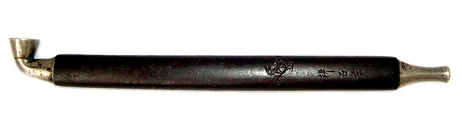 japanese antique iron smoking pipe of late Edo era
