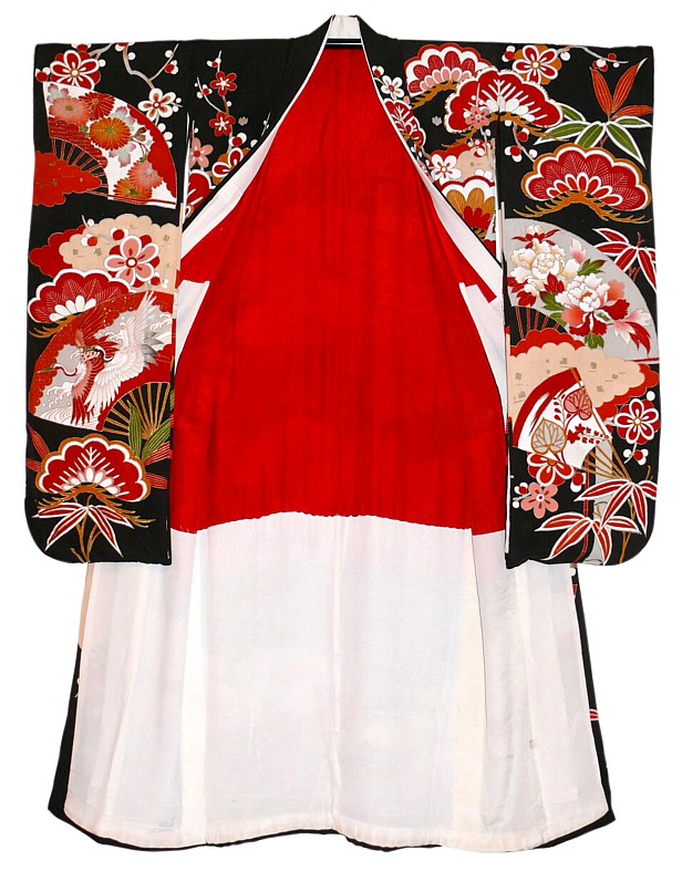 japanese wedding kimono, 1910-20's