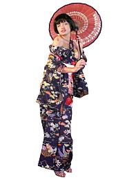 japanese antique geisha's kimono