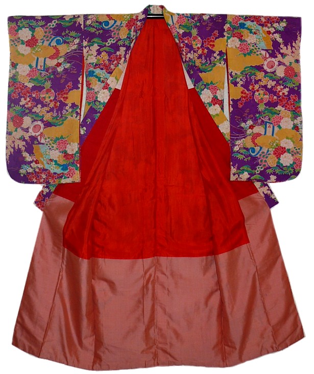 Japanese silk kimono, 1920's. The Black Samurai Online Store