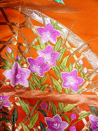 jpanese wedding kimono fabric design