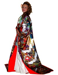japanese  wedding kimono