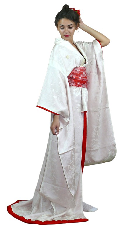 White Kimono Kimono Dress