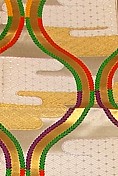 japanese traditional silk brocaded obi sash belt