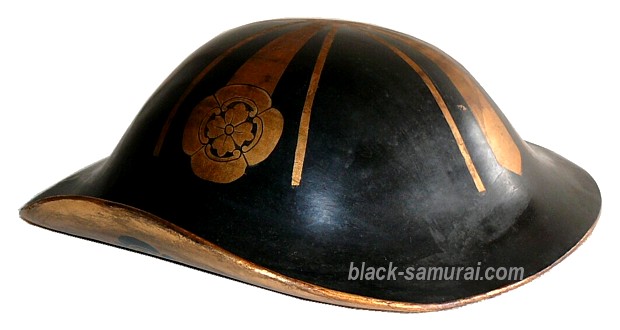 japanese samurai warrior lord helmet JINGASA, late Edo period