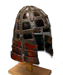 Japanese samurai warrior iron folding helmet Tatami Zukin Kabuto, Edo era