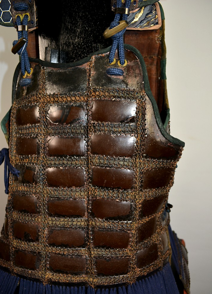 japanese karuta tatami armor suit of a samurai warrior, Edo era
